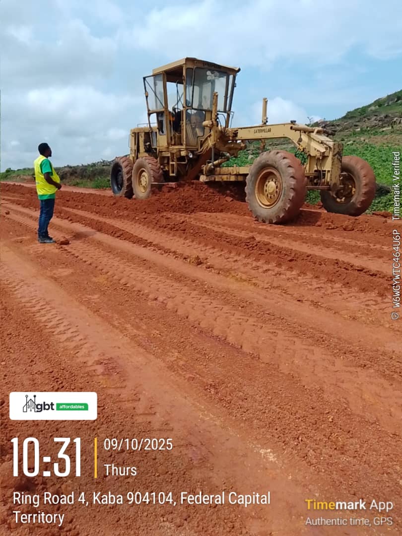 Road and drainage construction project